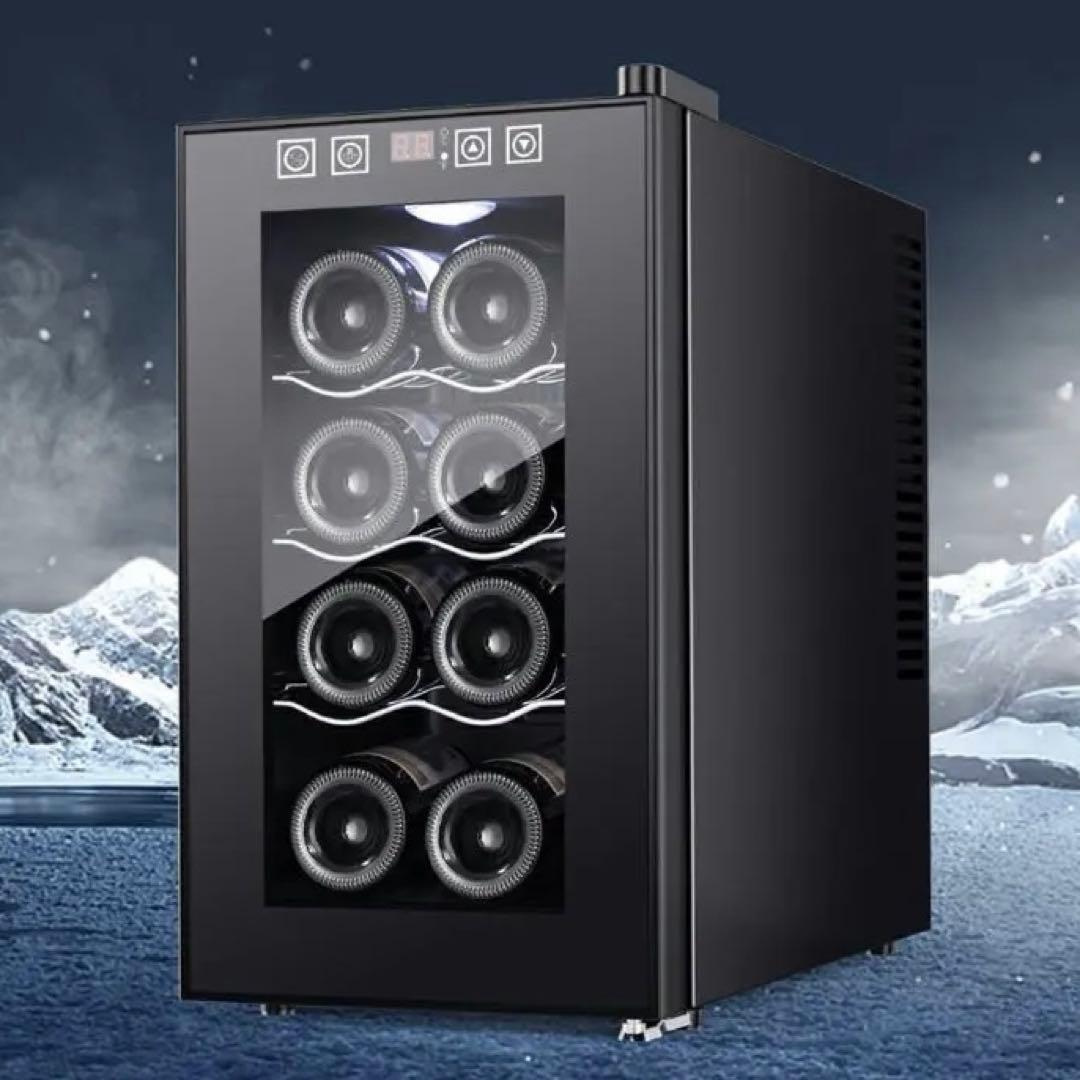 ワインセラー 25L 8本収納 ワインクーラー 缶ビール 日本酒 ペルチェ式