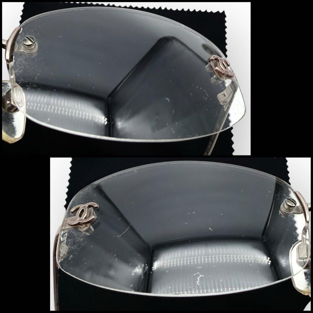 CHANEL シャネル　リムレス　サングラス　ココマーク　オーバル　Y2K