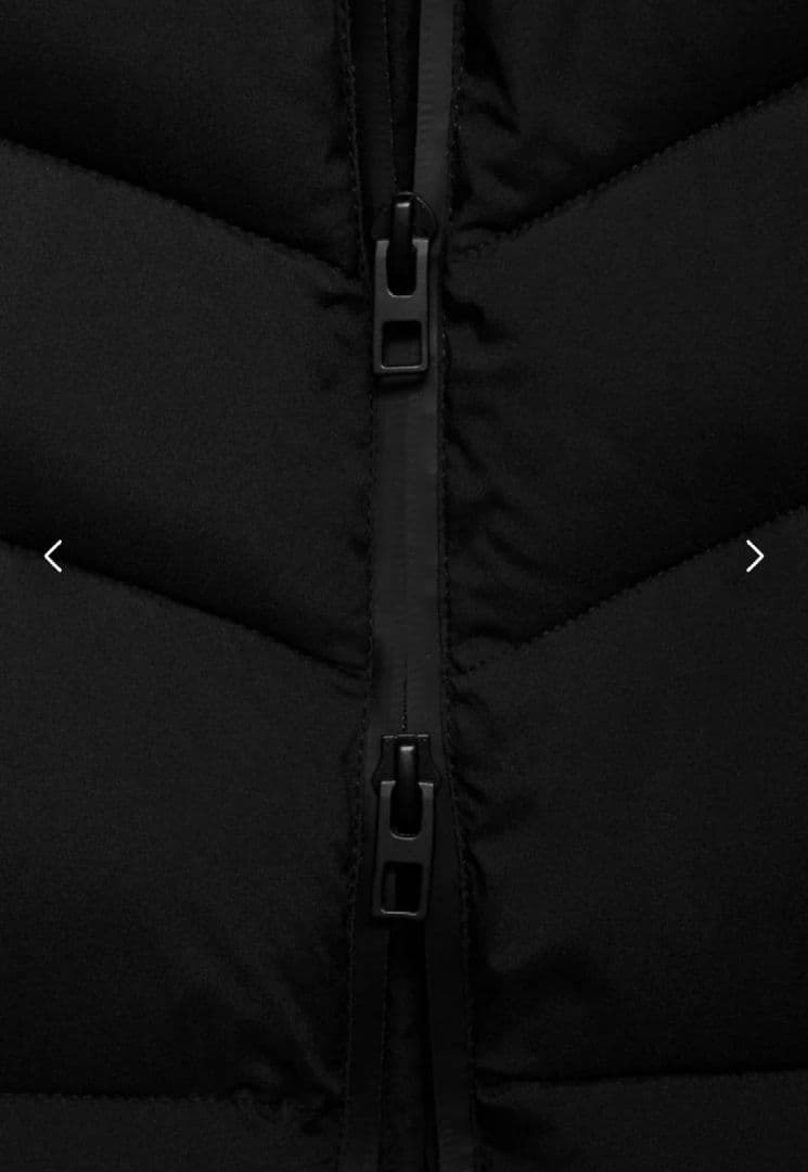 MANGO　黒ロングダウンジャケット