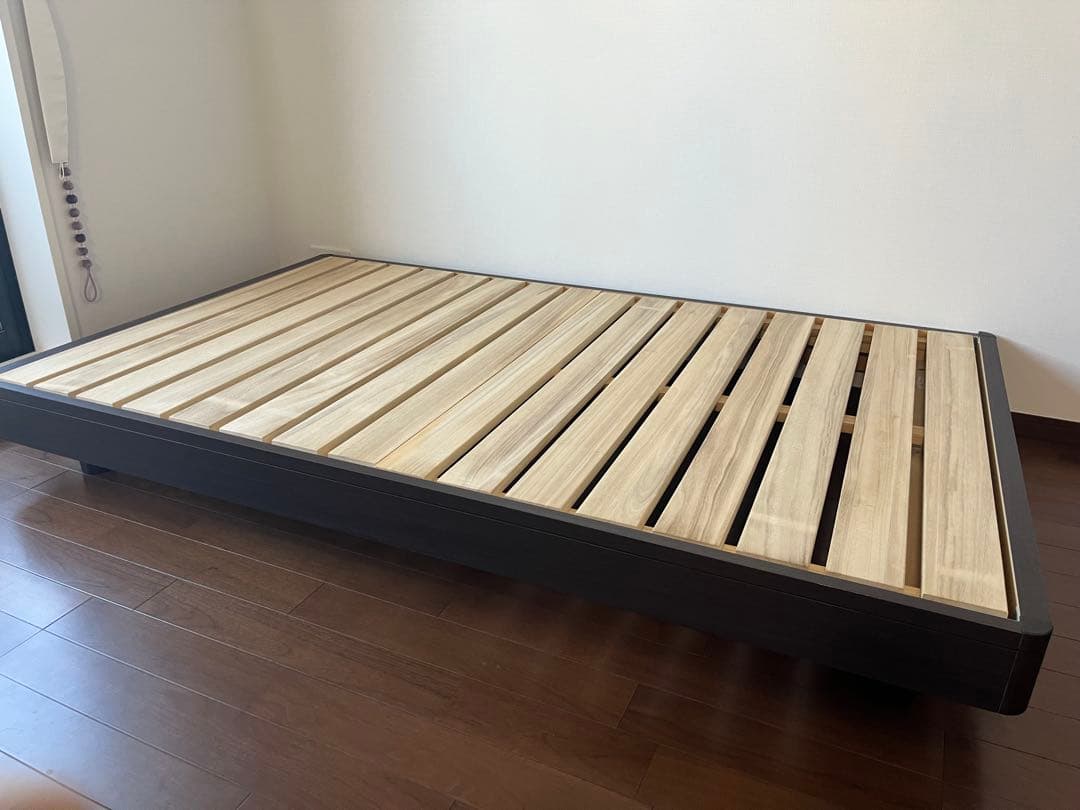 【美品・純正】シモンズセミダブルウッドベッドフレーム