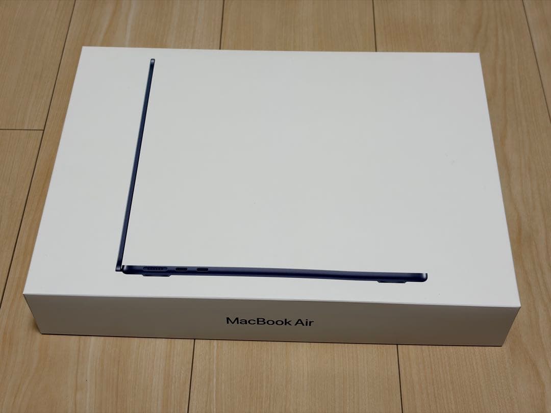 美品　M3 MacBook Air 16GB 256GB ミッドナイト　100%