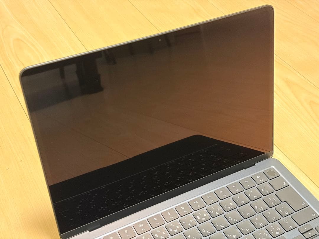 美品　M3 MacBook Air 16GB 256GB ミッドナイト　100%