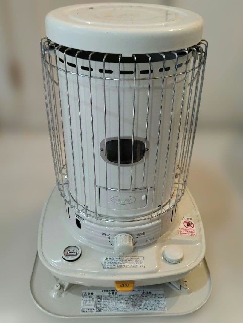【冬物値下げ】 コロナ 対流式 石油ストーブ SL6619 ホワイト 安全ガード