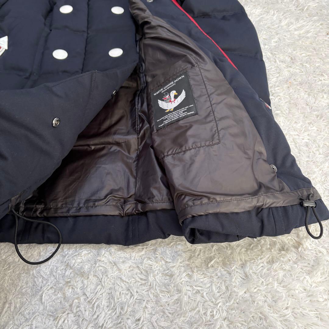 【未使用級】ラブレス ミレーヌ ダウンコート 36 深田恭子さん着用モデル 紺色