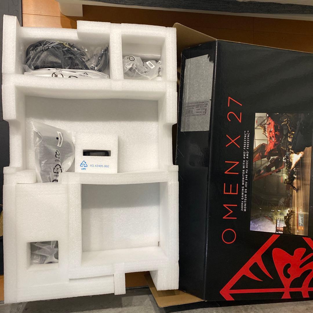 OMEN X 27 HDR ゲーミングディスプレイ 240Hz WQHDモニター