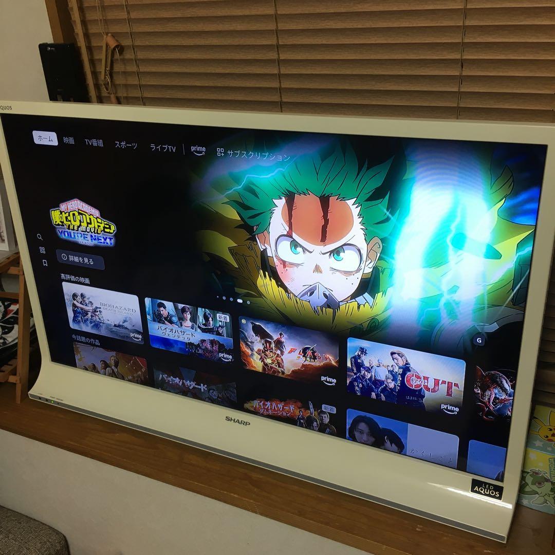 SHARP AQUOS 液晶テレビ 40型　ホワイトLC-40J9-W