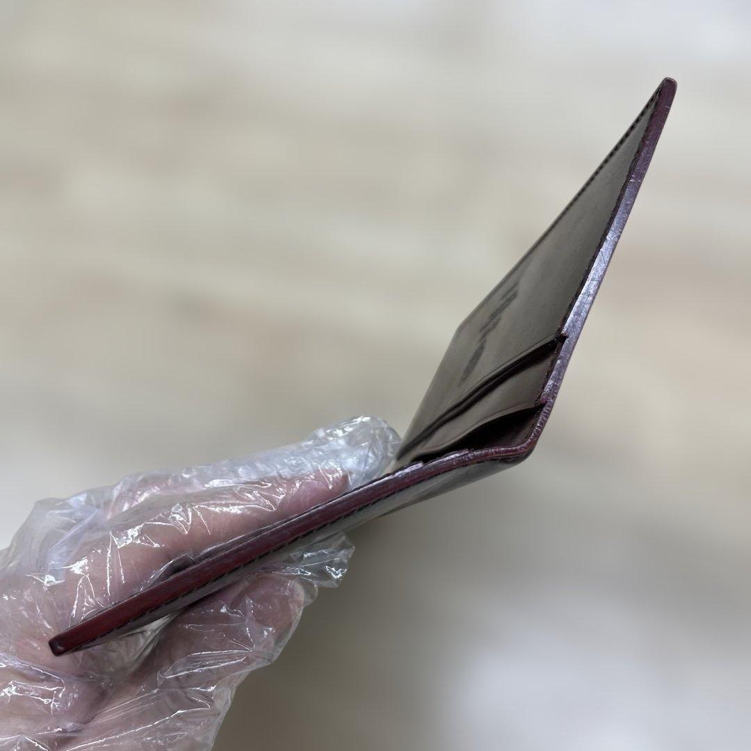 SHELL CORDOVAN シェルコードバン 2マチ無し 長財布　ganzo