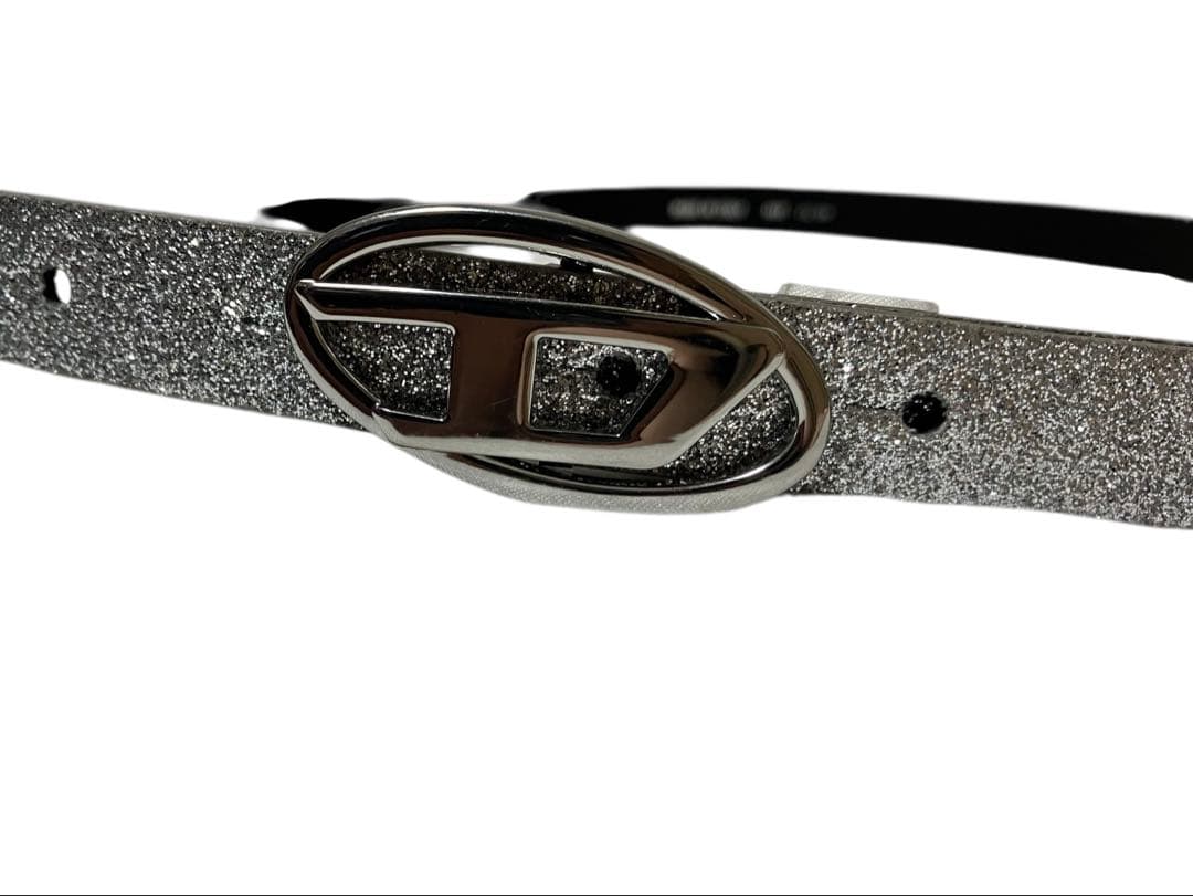 diesel B-1DR15 1DR グリッター ラメ ベルト