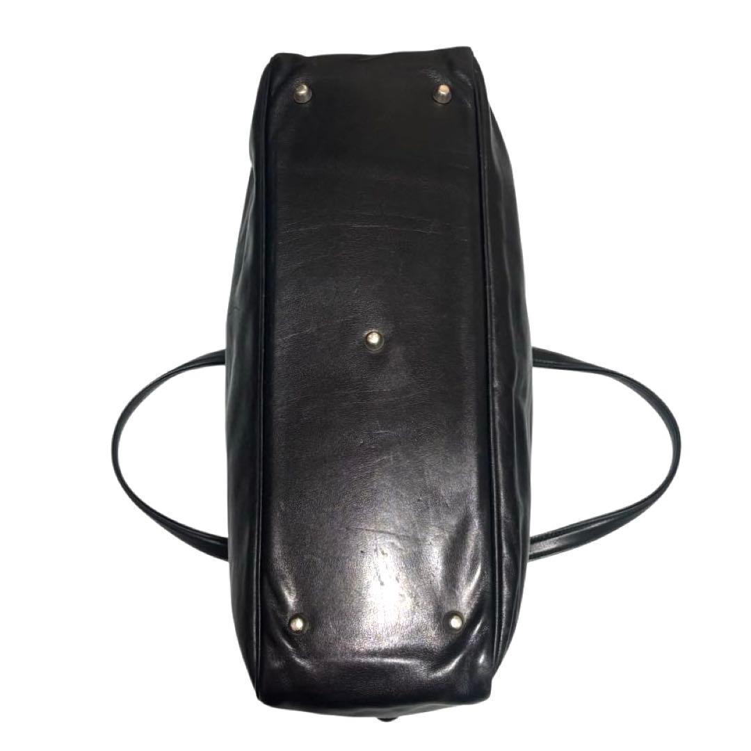 ジャックルコー　リスボン　ボストンバッグ　レザー　ブラック　A4収納可 保護袋