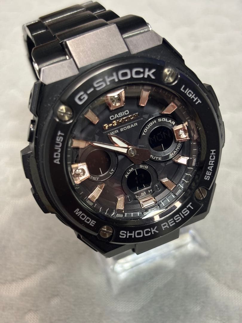 CASIO G-SHOCKソーラーＧＳＴ-S310(美品)予備ベゼル付き