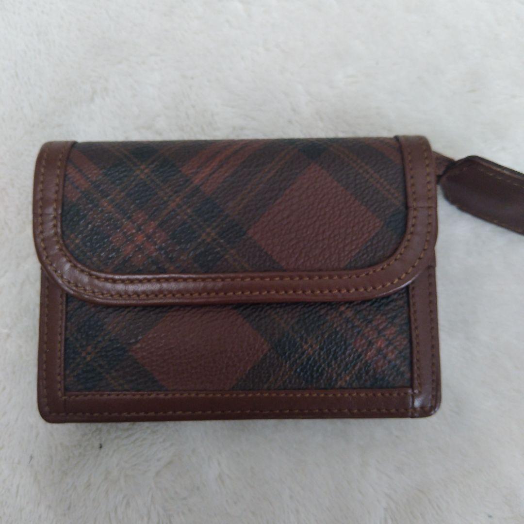 Ralph Lauren チェック柄 レザーケース