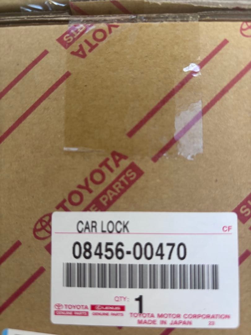 トヨタ タイヤロック イエロー 新品未使用