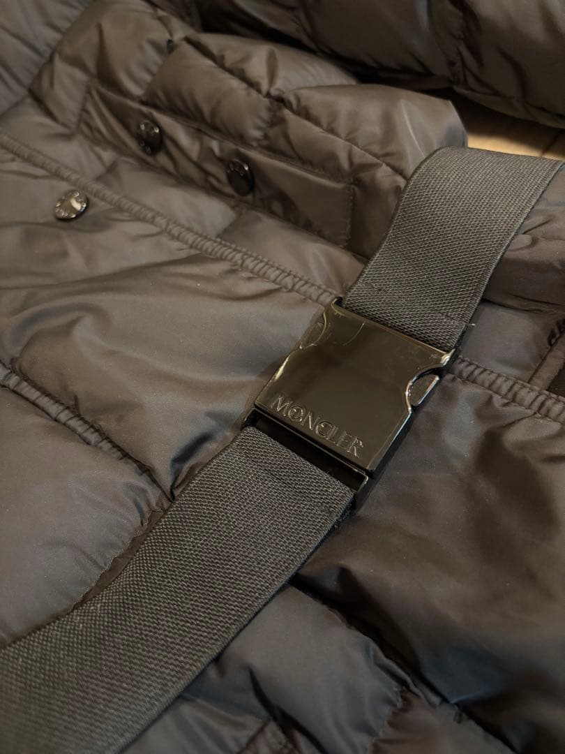 モンクレール　khloe クロエ　リアルファーダウン サイズ0 ブラック