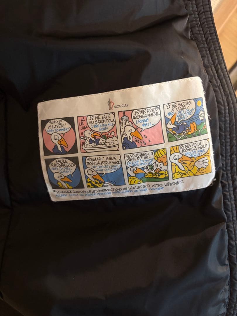 モンクレール　khloe クロエ　リアルファーダウン サイズ0 ブラック