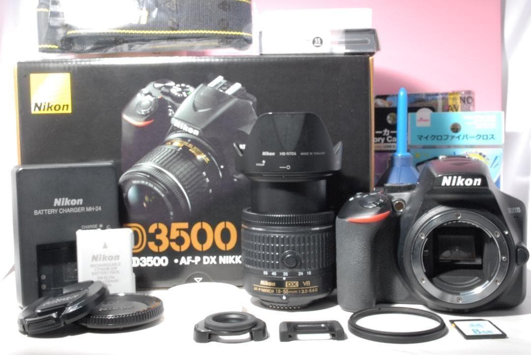 ✨美品✨Nikon D3500レンズキット✨高画質高性能モデル✨一眼レフデビュー