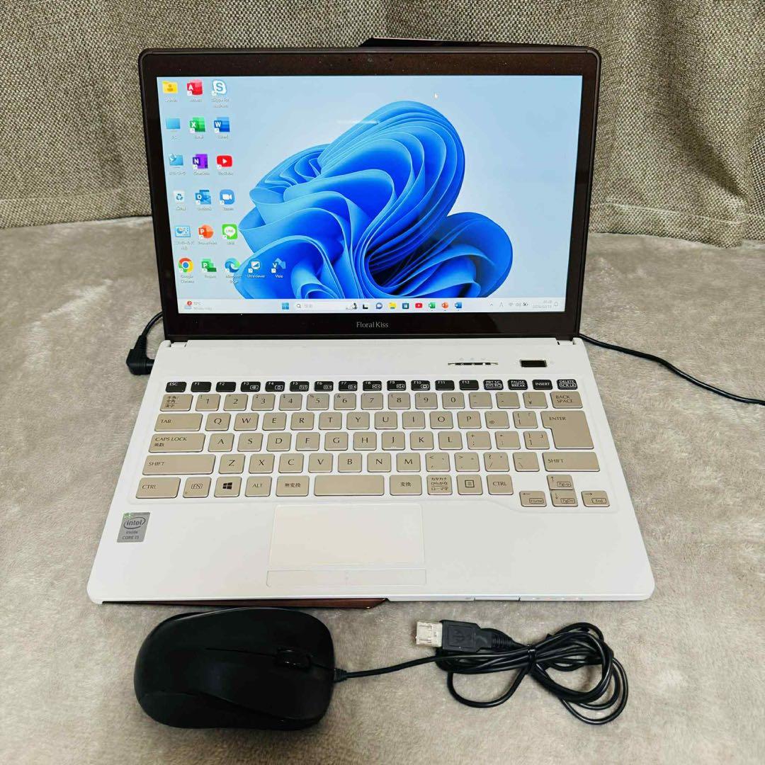 S245 富士通ノートパソコン i5高速コンパクトWindows11オフィス付き