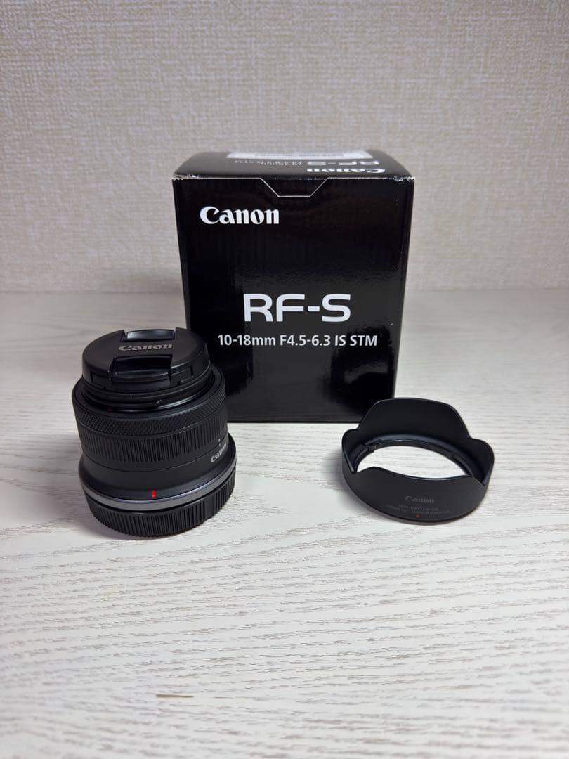 Canon RF-S 10-18mm IS STM 超広角ズーム レンズフード付