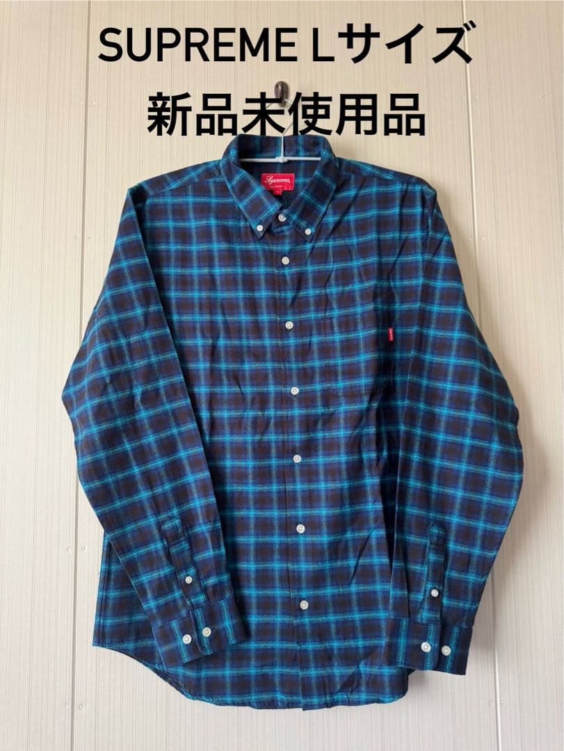 【新品未使用 国内半タグ付】SUPREME shirt ネルシャツ