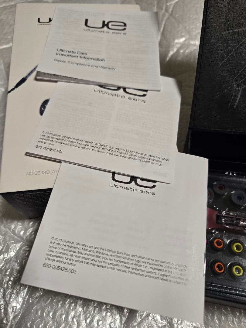 【整備済】UE900s 新品Knowlesダンパー 希少純正黒ケーブル 付属品