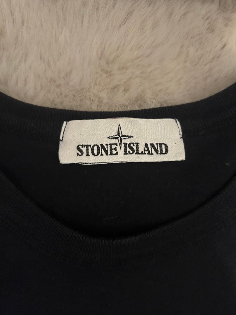 Stone  ストーンアイランド スウェット ブラック Lサイズ