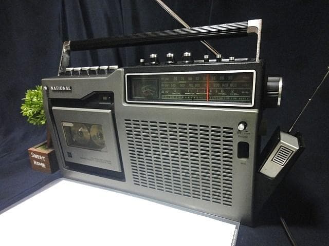 ♪昭和銘機 整備清掃済ラジカセ National MACff RQ-448