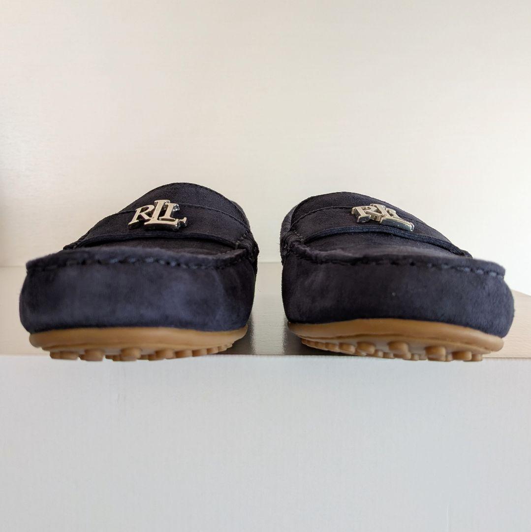未使用級　ローレンラルフローレン　ドライビングシューズ　ローファー　スエード