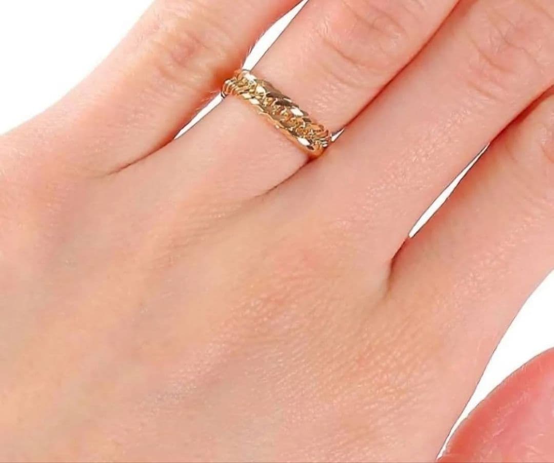 K18 喜平リング 12面トリプル