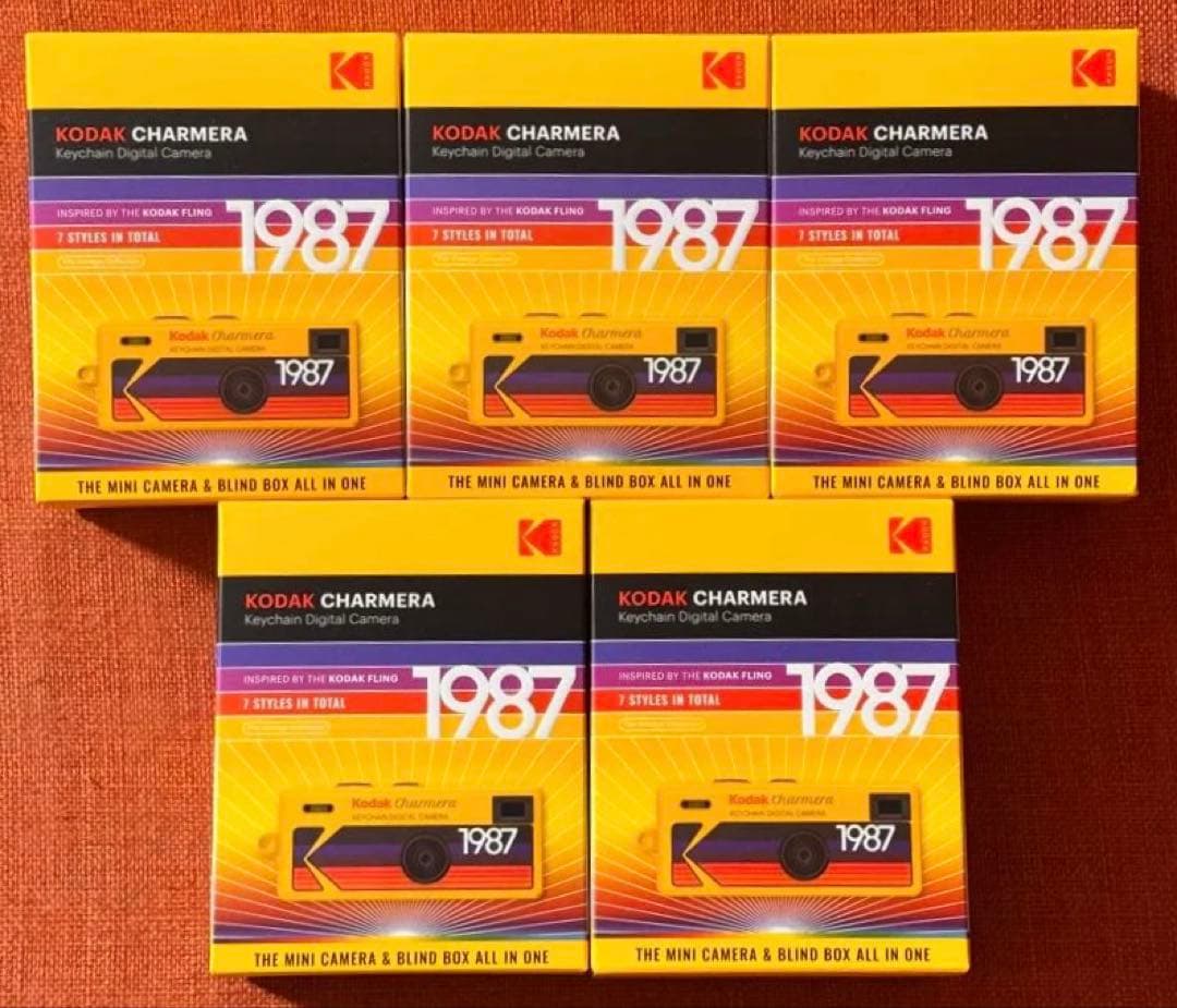 【未開封】 kodak charmera 5個セットデジタルカメラ キーチェーン