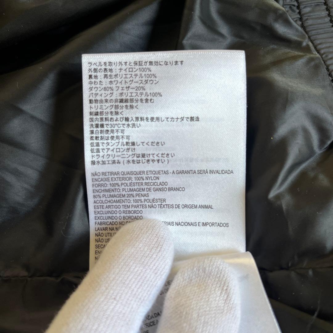 カナダグース　ダウンジャケット　黒　サイズS