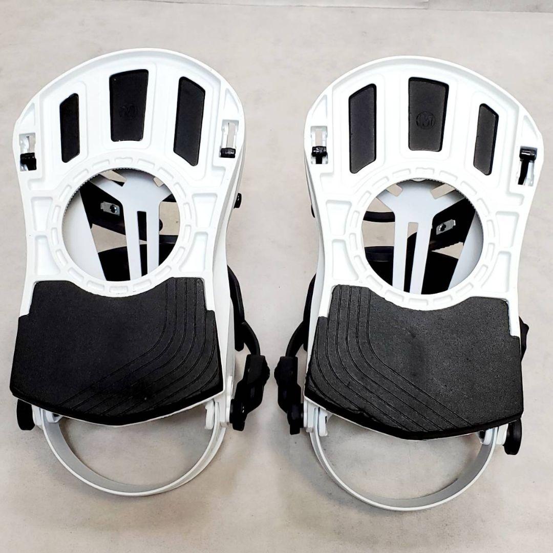 極美品 UNION フライトプロ ホワイト Mサイズ スノーボード ビンディング