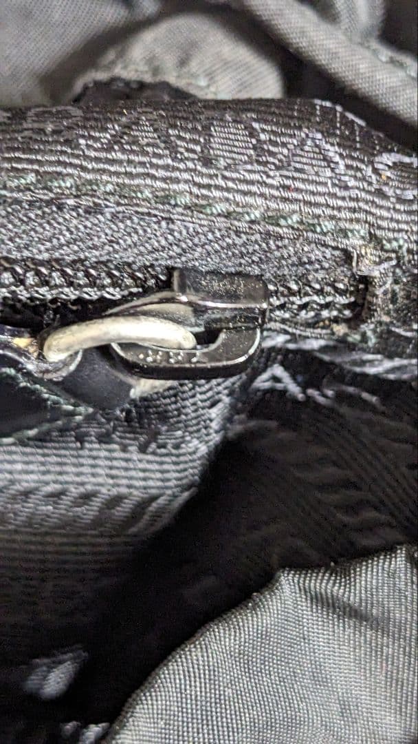 PRADA プラダ テスート ナイロン リュックサック ナイロン×レザー 黒