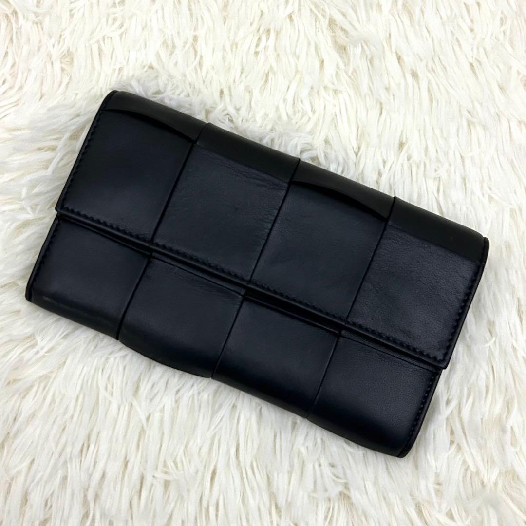 【美品】ICチップ内蔵 BOTTEGA VENETA ボッテガヴェネタ 長財布