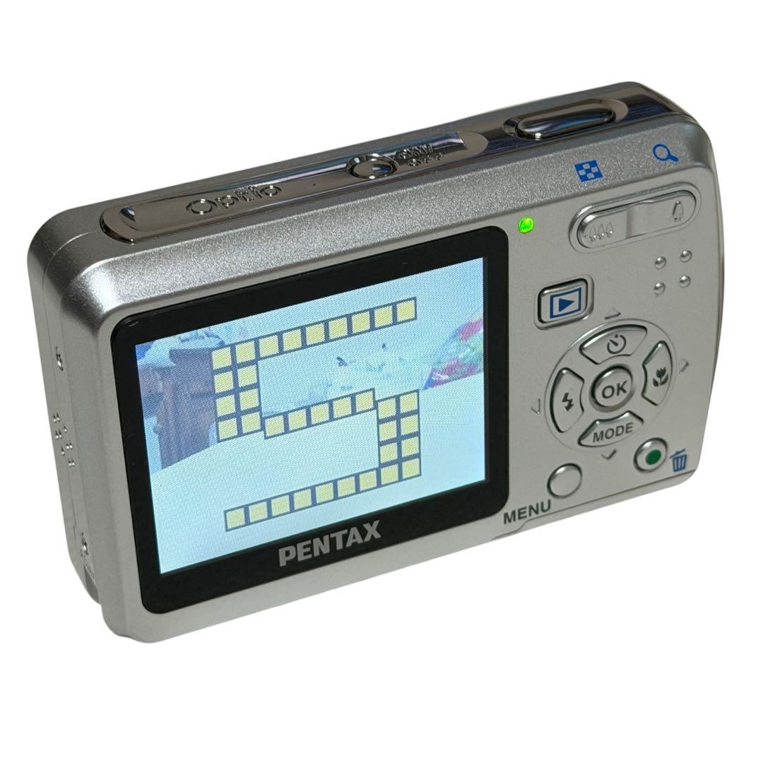 （極美品）PENTAX Optio E50 コンパクトデジカメ 乾電池式