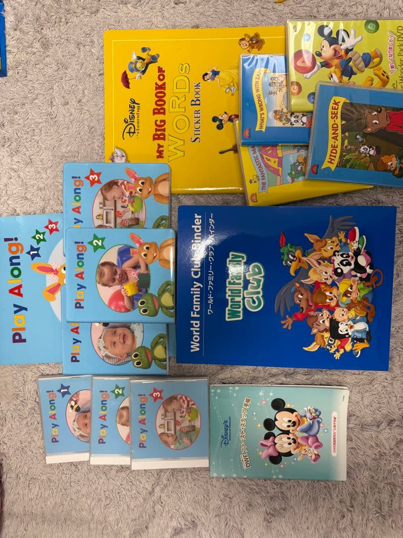 【本日限定価格1/30】DWE ディズニー英語システム【棚もセット！】