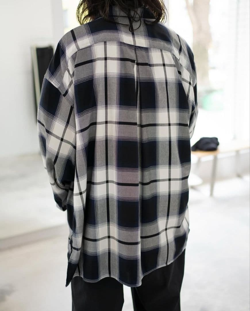 Afiit CHECK SHIRT BLUE サイズ1 25SS