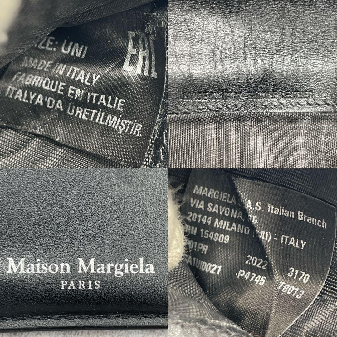 Maison Margiela　メゾンマルジェラ 長財布　黒　レザー　折り財布