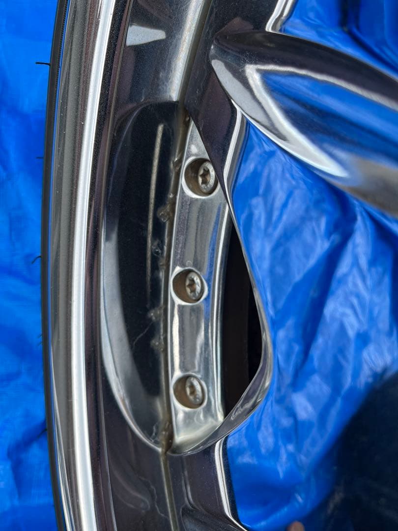 K*G様 WORK ワーク LS207 19インチ 深リム クロームメッキ 4本