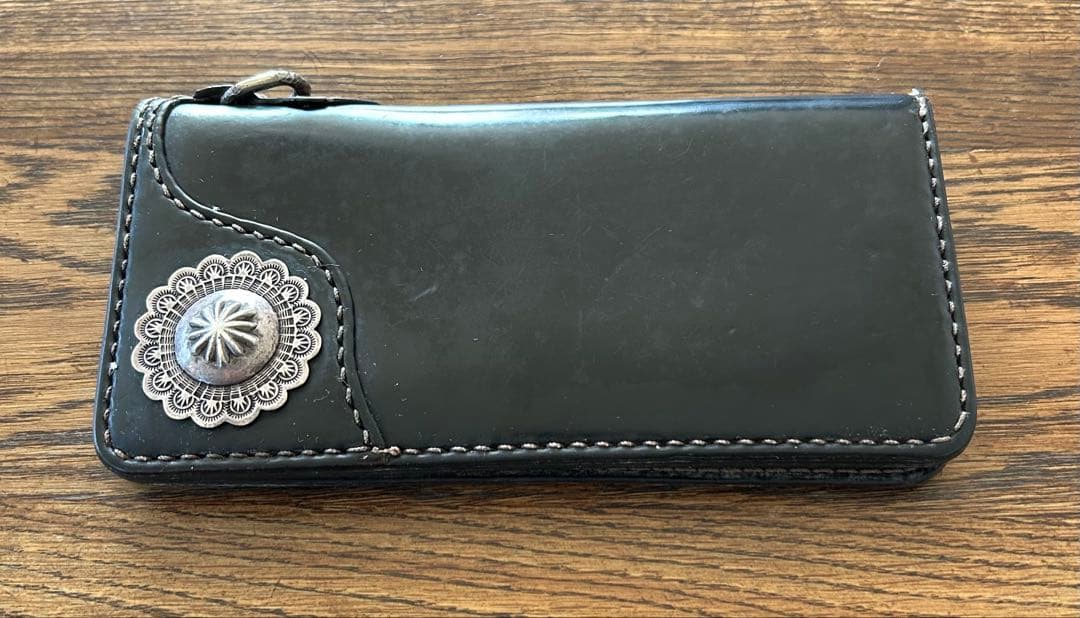 フラッドヘッド 長財布　コードバン　シルバーコンチョ925