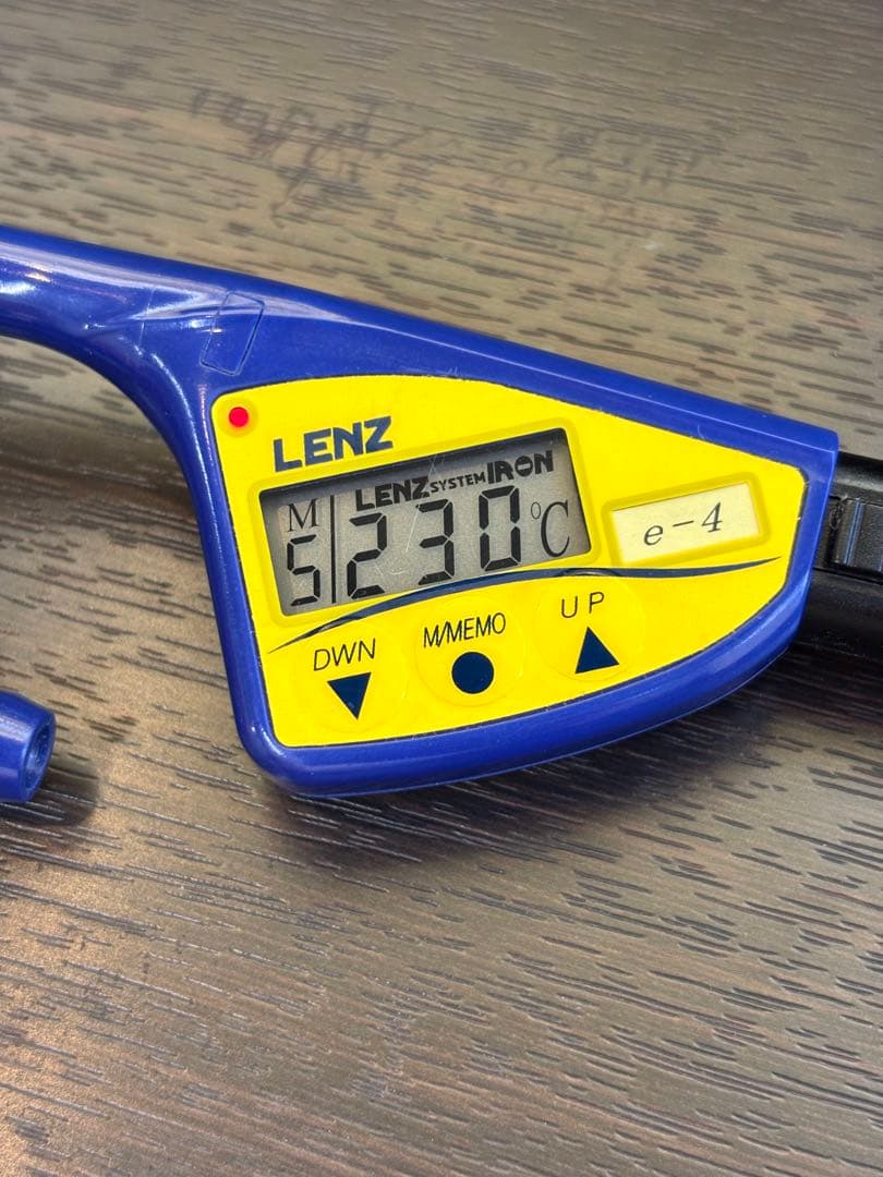 未使用品　LENZ e-4レンツアイロン5角　4㎜アイロン 最新モデル