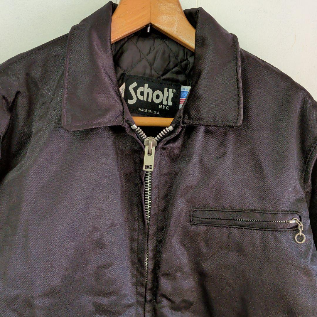 ジャケット・アウター schott made in USA riders jacket S black