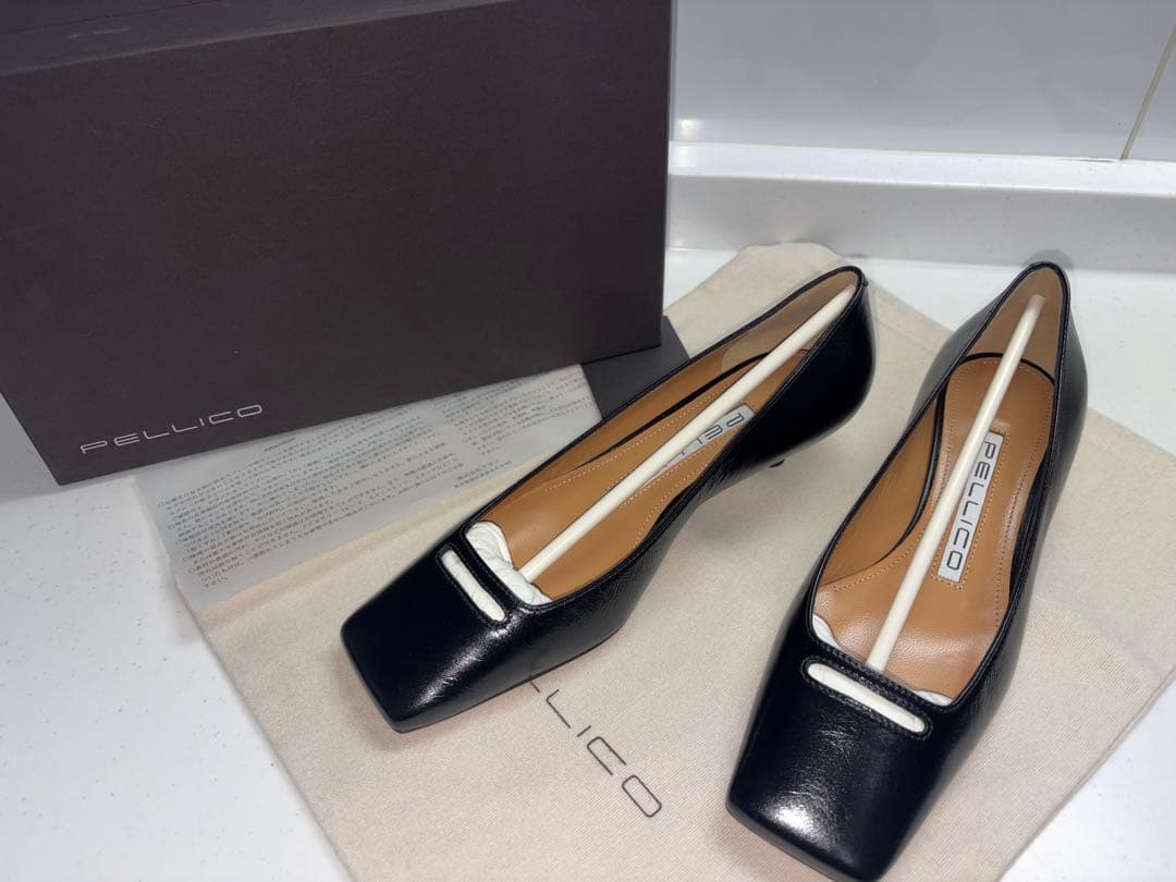 s*i様 新品未使用 ペリーコ ノラ アネッリ パンプス ブラック PELLIC