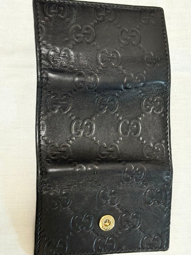 【値下げ中‼️】GUCCI☆ブラックレザー☆キーケース