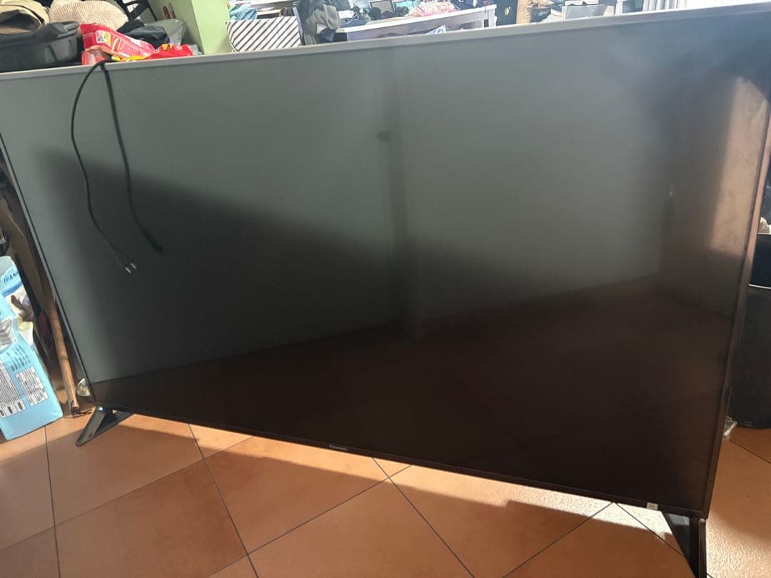 かえるくんPanasonicビエラ4K 60インチテレビジャンク品