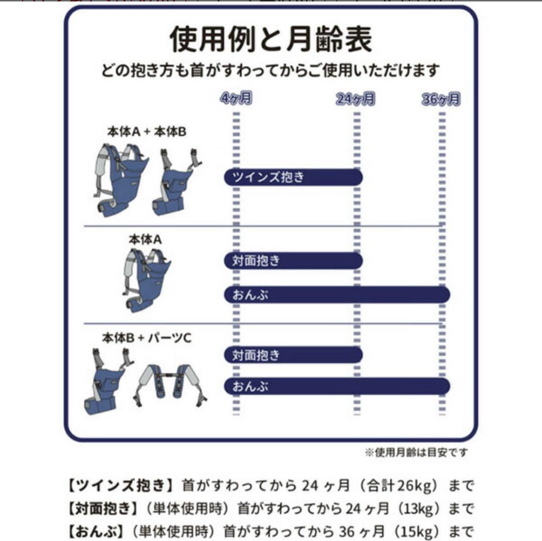 EIGHTEX ツインズキャリー　抱っこ紐