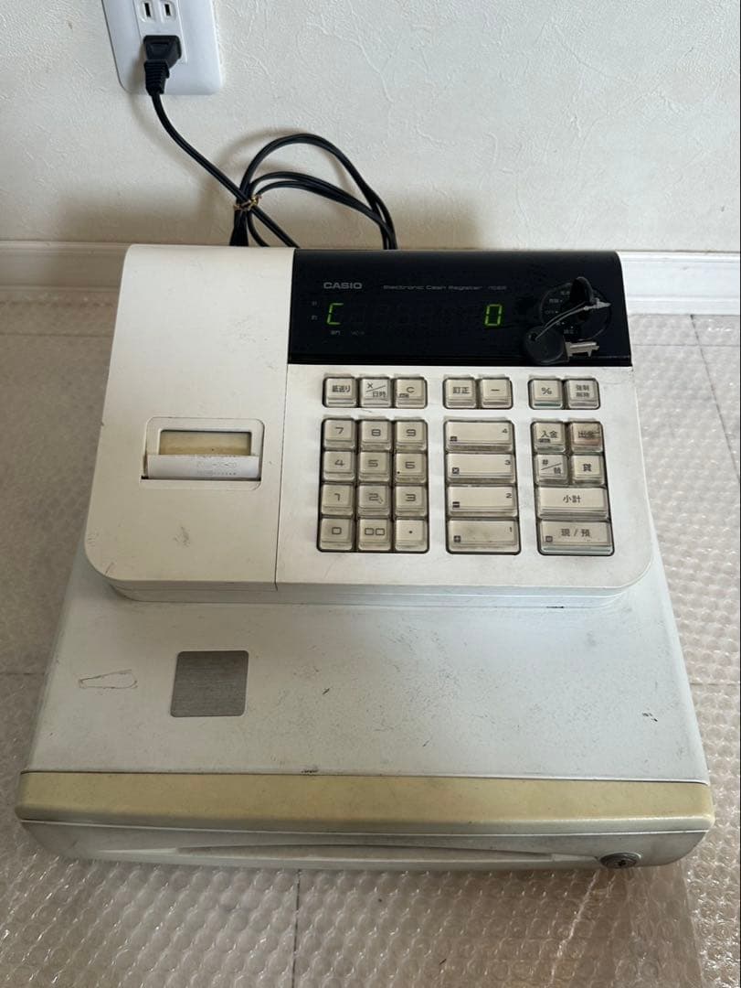 カシオ CASIO 110ER 電子 レジスター 店舗備品 動作確認済み