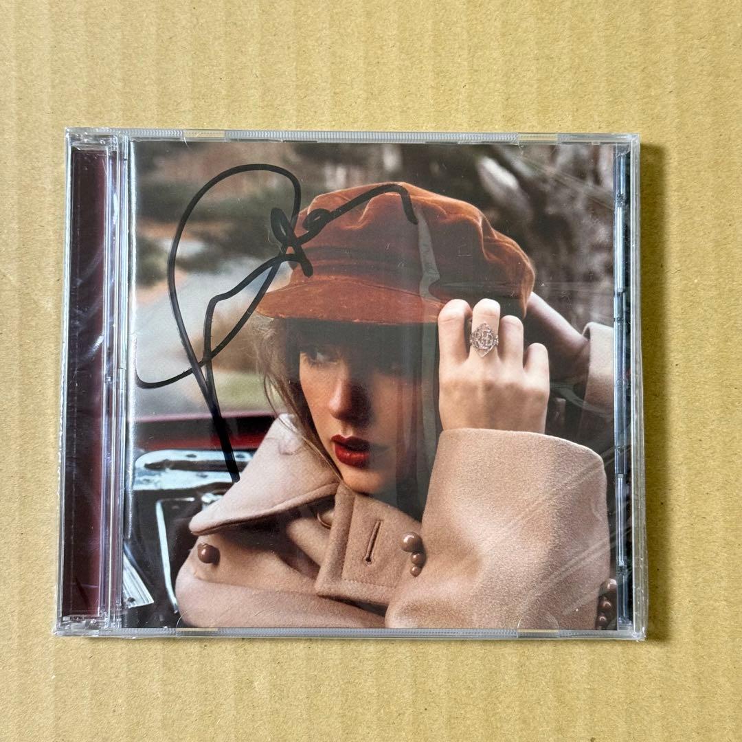 Taylor Swift RED TAYLOR'S VERSION サイン入り
