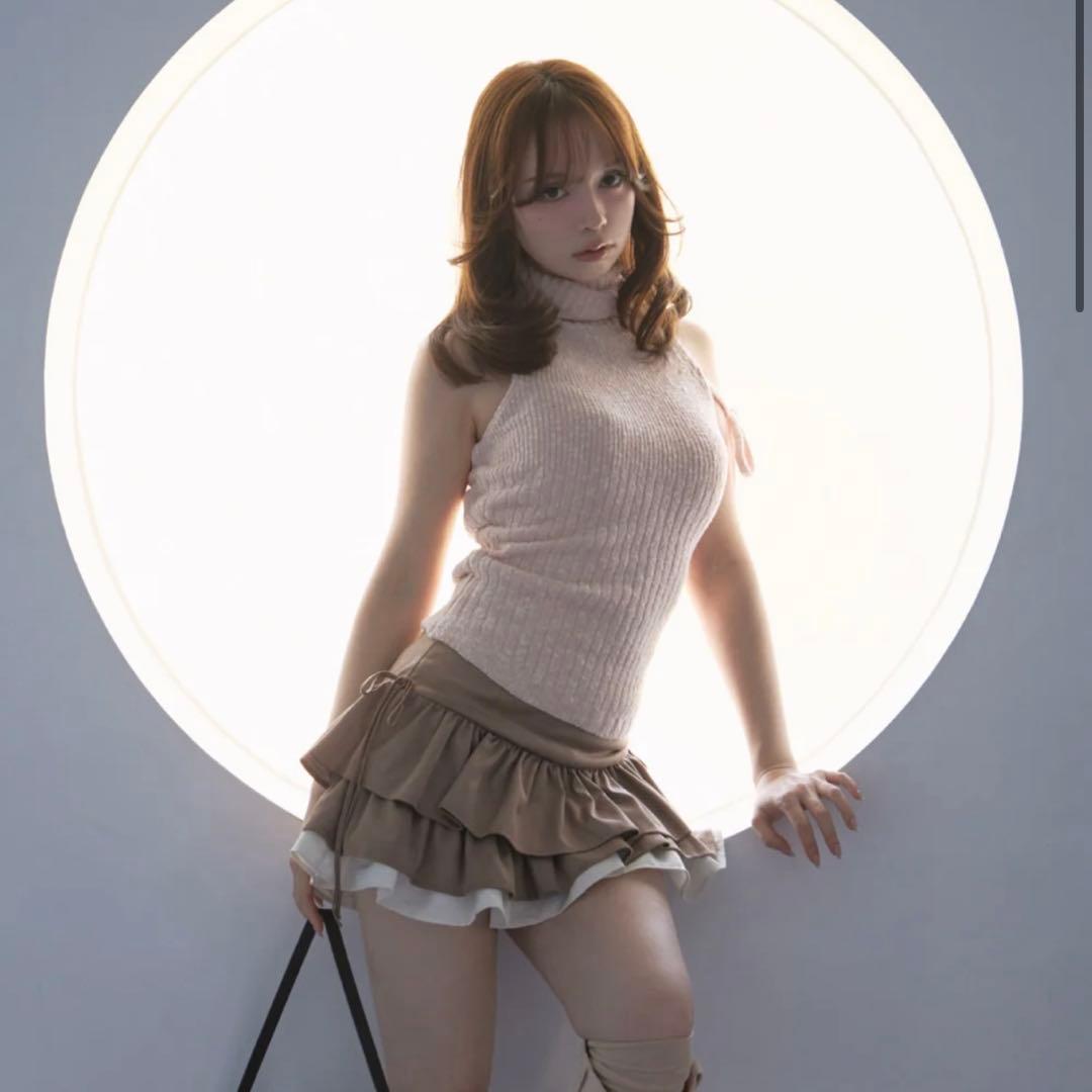 トップス PINK ANDMARY RUMI KNIT TANK