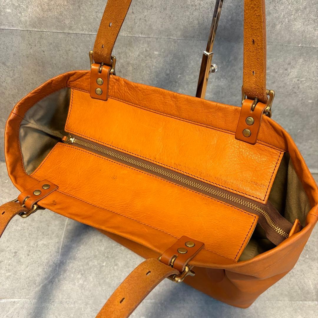 美品　SLOW ルボーノ　トートバッグ　レザー