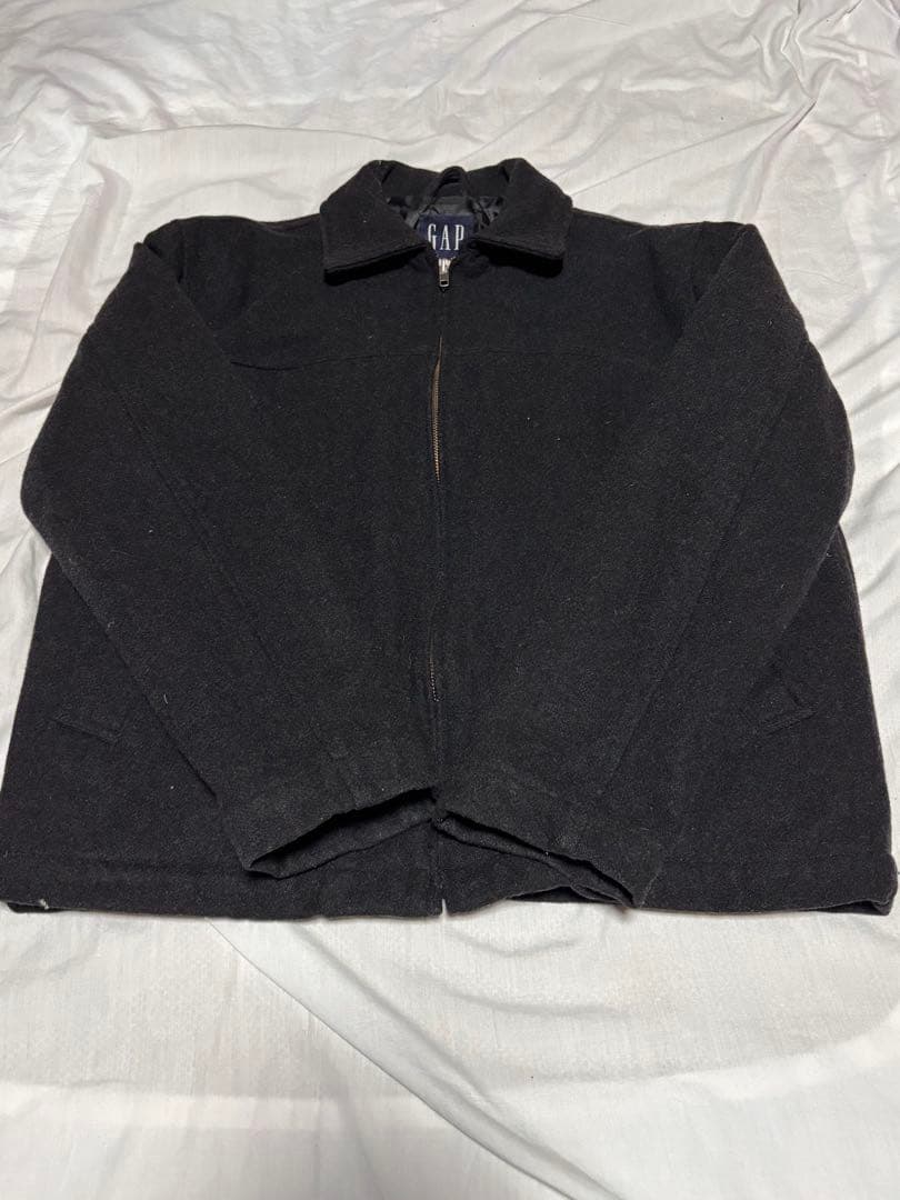 Old GAP オールドギャップ ウールジャケット 紺タグ チャコール