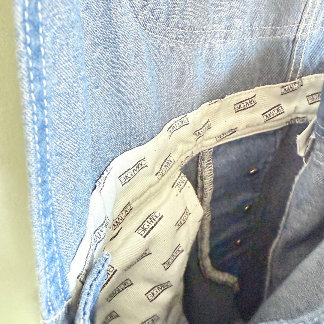 ビンテージ BIGMAC ビックマック オーバーオール カバーオール デニム M